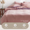 Cosy Club Duvet Cover Quilt Set Doona Cover Pillow Case Candy Floss KING