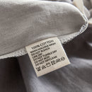 Cosy Club Washed Cotton Sheet Set Grey Double