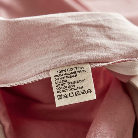 Cosy Club Washed Cotton Sheet Set Pink Brown King