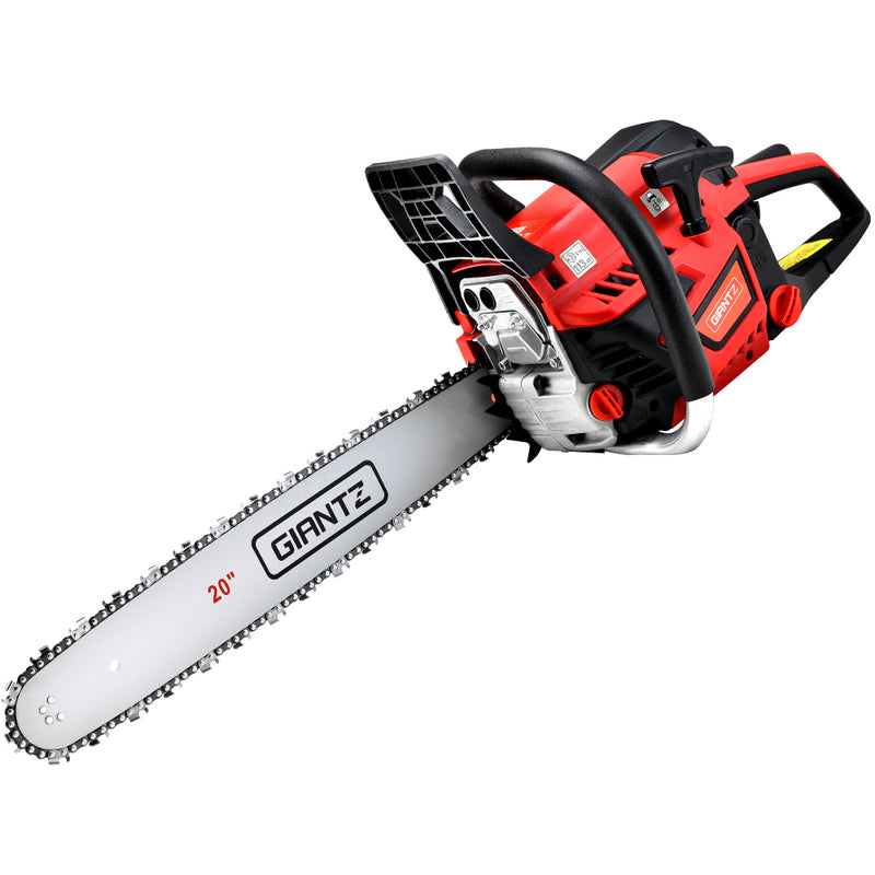 Giantz 52 CC Chainsaw Petrol Pruning Chain Saw Top Handle Commercial E-Start