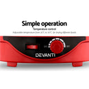 Devanti Food Dehydrator with 5 Trays - Red