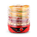 Devanti Food Dehydrator with 7 Trays - Red