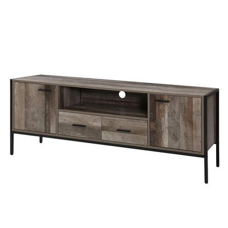 Artiss TV Cabinet Entertainment Unit Stand Storage Wood Industrial Rustic 160cm