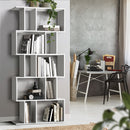 Artiss 5 Tier Bookshelf Display Shelf CD Cabinet Bookcase Stand Storage White