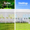 Instahut Gazebo 3x9m Outdoor Marquee side Wall Gazebos Tent Canopy Camping White 8 Panel