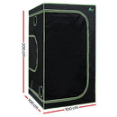 Greenfingers 1680D 1MX1MX2M Hydroponics Grow Tent Kits Hydroponic Grow System