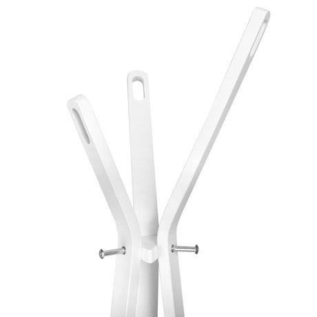 Artiss Wooden Coat Hanger Stand - White