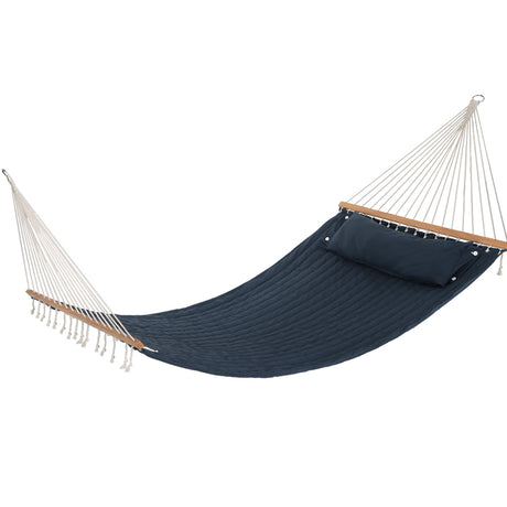 Gardeon Hammock Bed Outdoor Portable Hammock Hanging Chair Camping 2 Person Blue