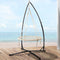 Keezi Kids Outdoor Nest Spider Web Swing Hammock Chair with Steel Stand 100cm