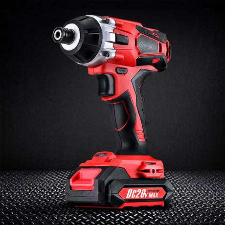 GIANTZ Impact Driver Cordless 20V Lithium Battery Electric Screwdriver Hex Tool