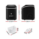 Devanti Portable Ice Maker Machine Nuggetc Ice Cube 15kg Bar Countertop