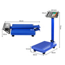 150KG Digital Platform Scales Electronic Commercial Postal Shop Computing Weight