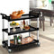 Emajin Service Cart Trolley Restaurant Kitchen Serving Catering Large Shelf