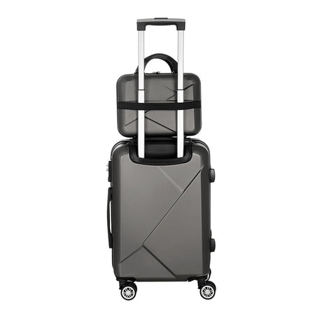 Wanderlite 2pc Luggage Trolley Suitcase 12