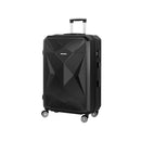 Wanderlite 28" Luggage Trolley Suitcase Carry On Travel Stoage Hardshell Black