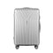 Wanderlite 3pc Luggage 20'' 24'' 28'' Trolley Suitcase Sets Travel TSA Hard Case Lightweight Silver