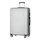 Wanderlite 28'' Luggage Travel Suitcase Set TSA Hard Case Lightweight Light Grey