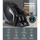 Livemor 3D Electric Massage Chair Shiatsu Kneading Massager Zero Gravity Large Black