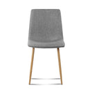 Artiss 4X Collins Dining Chairs - Light Grey