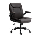 Artiss Office Chair Gaming Computer Executive Chairs Leather Tilt Swivel Brown