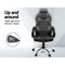 Artiss Maverick Gaming Chair Office Chairs Black