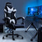 Artiss Gaming Office Chairs Computer Seating Racing Recliner Racer Black White