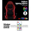 Artiss Gaming Office Chair RGB LED Lights Computer Desk Chair Home Work Chairs