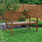 Gardeon Wooden Garden Bench 3 Seat Patio Furniture Timber Outdoor Lounge Chair Natural