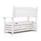 Gardeon Outdoor Storage Bench Box Wooden Garden Chair 2 Seat Timber Furniture White