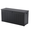 Gardeon 240L Outdoor Storage Box Lockable Bench Seat Garden Deck Toy Tool Sheds