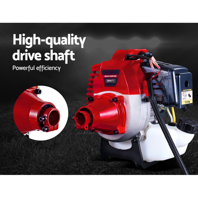 Giantz 52CC Petrol Pole Chainsaw Brush Cutter Whipper Snipper Multi Tool