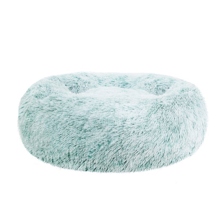 i.Pet Pet bed Dog Cat Calming Pet bed Small 60cm Teal Sleeping Comfy Cave Washable