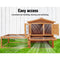 i.Pet Rabbit Hutch Chicken Coop 155cm Tall Wooden Pet Hutch