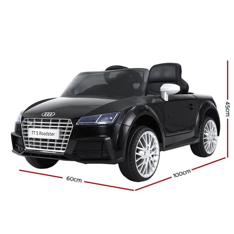 Audi Licensed Kids Ride On Cars Electric Car Children Toy Cars Battery Black