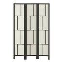 Artiss Ashton Room Divider Screen Privacy Wood Dividers Stand 3 Panel Black