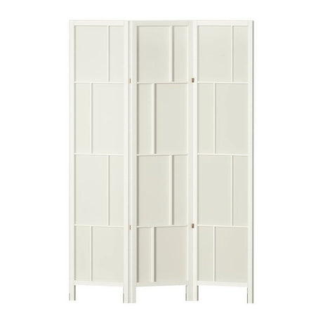 Artiss Ashton Room Divider Screen Privacy Wood Dividers Stand 3 Panel White