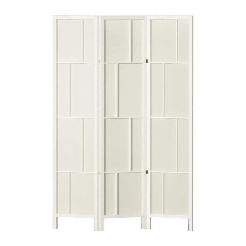 Artiss Ashton Room Divider Screen Privacy Wood Dividers Stand 3 Panel White