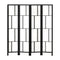 Artiss Ashton Room Divider Screen Privacy Wood Dividers Stand 4 Panel Black