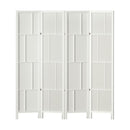 Artiss Ashton Room Divider Screen Privacy Wood Dividers Stand 4 Panel White