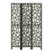 Artiss Clover Room Divider Screen Privacy Wood Dividers Stand 3 Panel Black