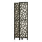 Artiss Clover Room Divider Screen Privacy Wood Dividers Stand 3 Panel Black