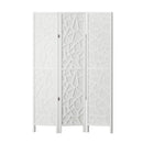 Artiss Clover Room Divider Screen Privacy Wood Dividers Stand 3 Panel White