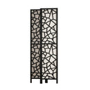 Artiss Clover Room Divider Screen Privacy Wood Dividers Stand 4 Panel Black