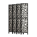 Artiss Clover Room Divider Screen Privacy Wood Dividers Stand 8 Panel Black