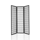 Artiss 3 Panel Wooden Room Divider - Black