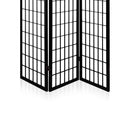 Artiss 3 Panel Wooden Room Divider - Black