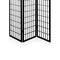 Artiss 3 Panel Wooden Room Divider - Black