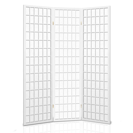 Artiss 3 Panel Wooden Room Divider - White