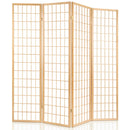 Artiss 6 Panel Room Divider Privacy Screen Foldable Pine Wood Stand Natural