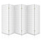 Artiss 6 Panel Room Divider Privacy Screen Foldable Pine Wood Stand White